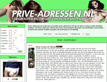 Tablet Screenshot of prive-adressen.nl